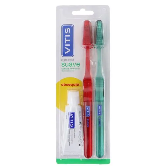 Vitis Cepillo Suave Duplo Diferentes Colores