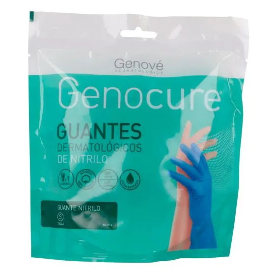Genocure® Guantes Dermatológicos de Nitrilo T-S