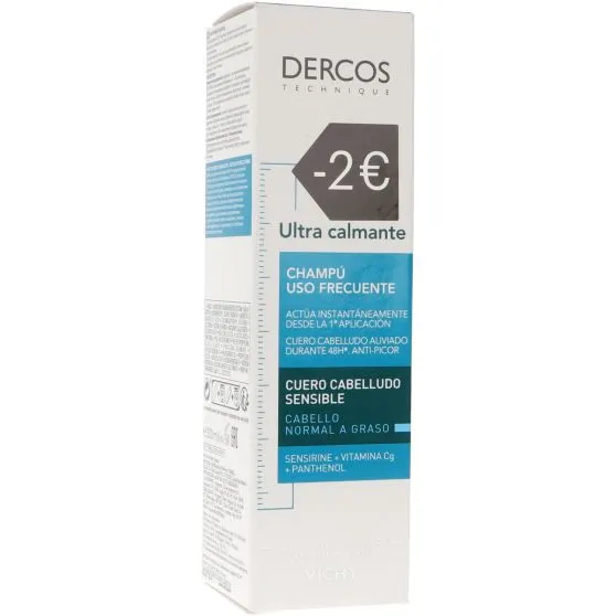 Vichy Dercos Champú Ultra Calmante Uso Frecuente 200 ml