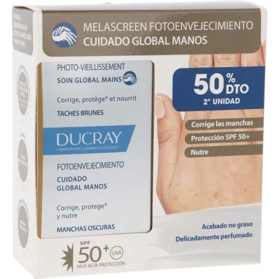 Ducray Pack Melascreen Cuidado Global Manos SPF 50+