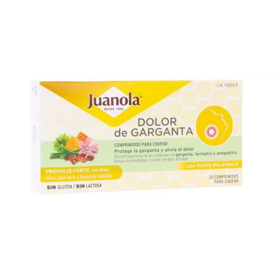 Juanola Dolor de Garganta 20 Comprimidos