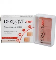 Dernove Tap Tapones Silicona Moldeable 6 Unidades
