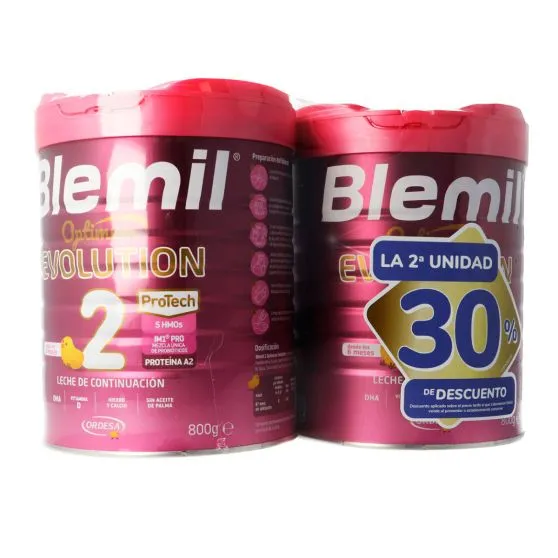 Blemil 2 Evolution Pack Duplo 30% Dto. 2x800 gr