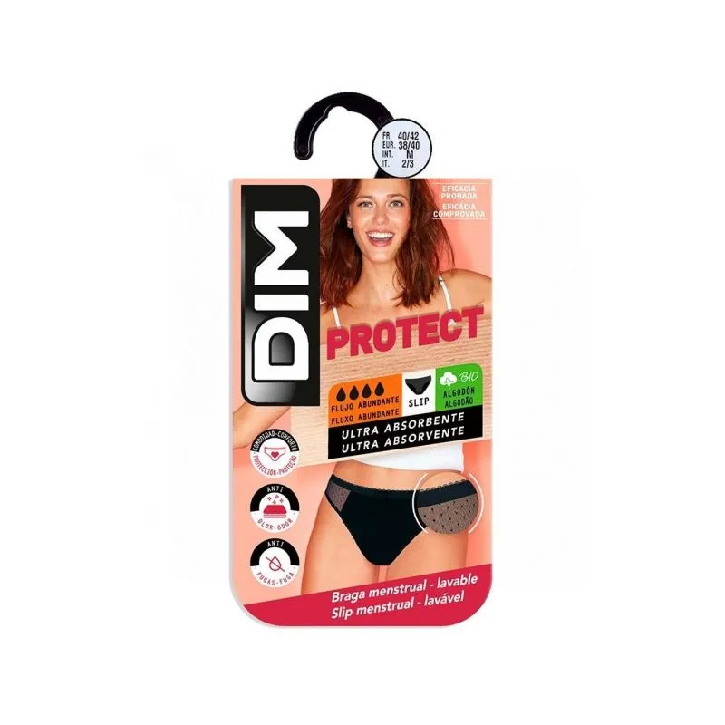 DIM Protect Bragas Menstruales Flujo Medio Talla S