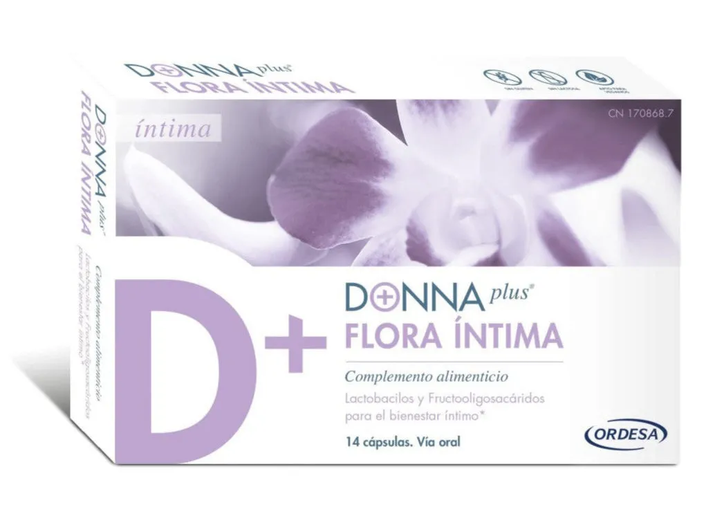 DONNAPLUS FLORA INTIMA 14 cápsulas - ORDESA