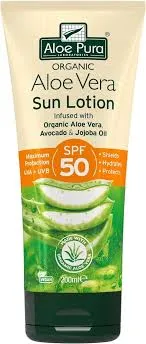 PROTECTOR SOLAR FACTOR 50 ALOE PURA 200 ml