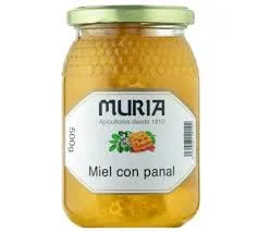 MIEL con panal 500gr.
