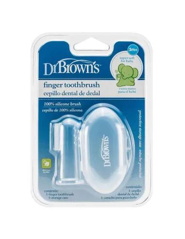 DR BROWN'S CEPILLO DENTAL DE DEDO 1 UNIDAD