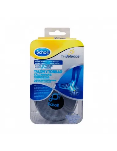 DR. SCHOLL IN-BALANCE PLANTILLA TOBILLO Y TALÓN TALLA S 1 PAR