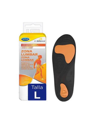 DR. SCHOLL PLANTILLAS ZONA LUMBAR TALLA L 1 PAR