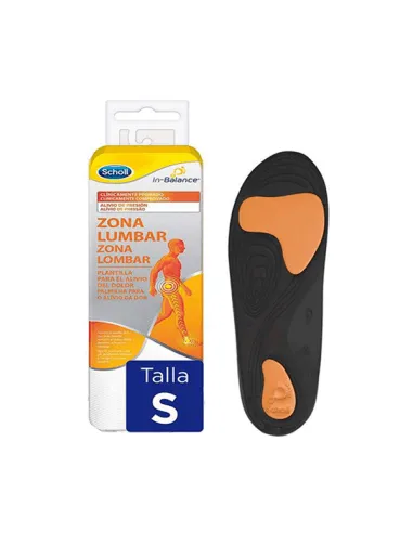 SCHOLL PLANTILLAS ZONA LUMBAR T-S