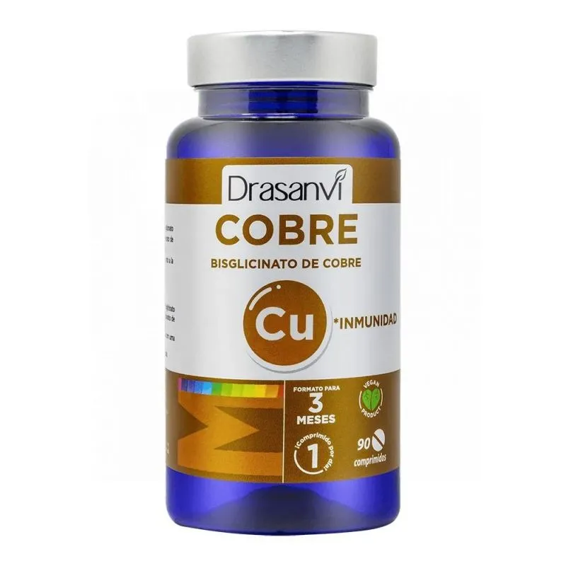 Drasanvi Bisglicinato Cobre 90 comprimidos