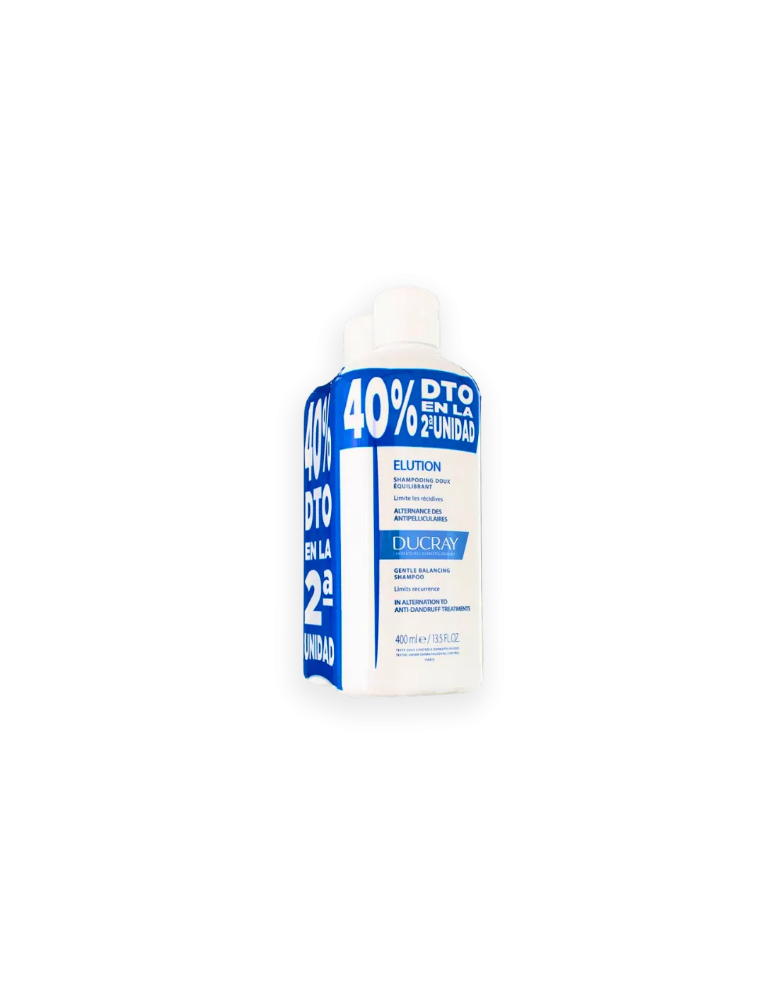 DUCRAY Duplo Elucion Champú Equilibrante 2x400 ml