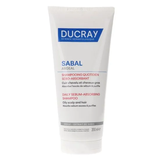 Ducray Sabal Argeal Champú Sebo-Absoserbente 200 ml