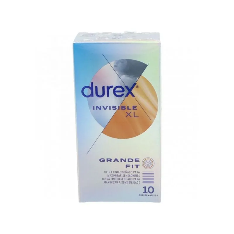 Durex Invisible XL PReservativos 10 uds