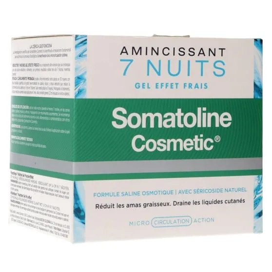 Somatoline Reductor 7 Gel Fresco Noches Fórmula Salina 400 ml