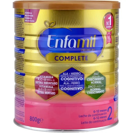 Enfamil 2 Premium 800 gr Ahora Complete