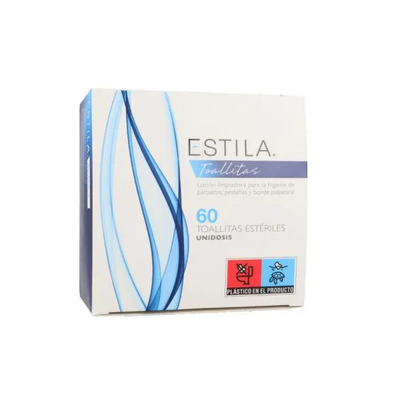 Estila 60 Toallitas Estériles Oculares