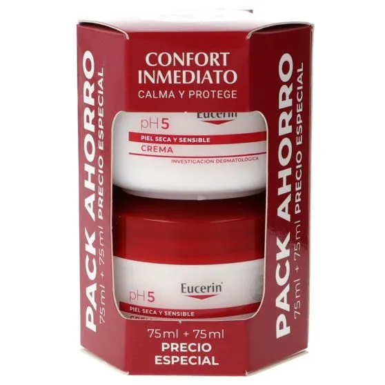 Eucerin Pack pH5 Crema 2x75 ml