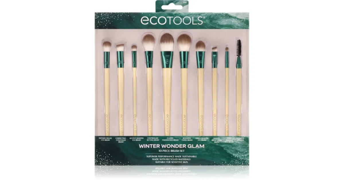EcoTools Winter Wonder Glam 10 Piece Brush Set