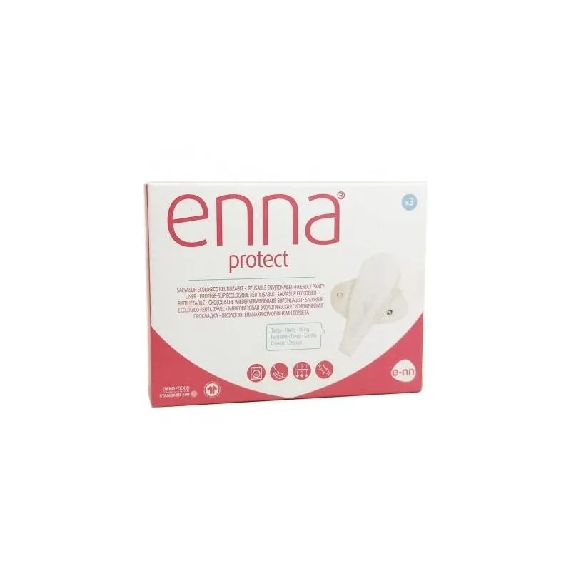 Enna Protect Salvaslip Ecológico Reutilizable Tanga 3 Unidades