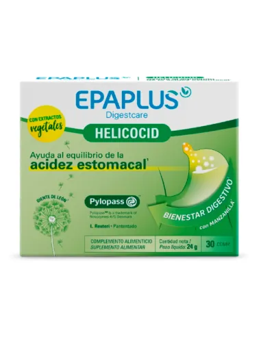 EPAPLUS DIGESTCARE HELICOCID 40 COMP