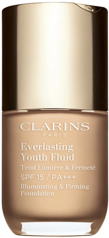 Clarins Everlasting Youth Illuminating foundation fluid SPF 15 color 105.5 Flesh 30 ml