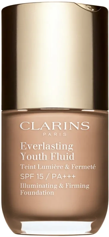 Clarins Everlasting Youth Illuminating foundation fluid SPF 15 color 109 Wheat 30 ml