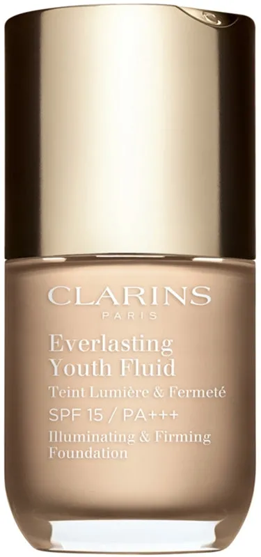 Clarins Everlasting Youth Illuminating foundation fluid SPF 15 color 103 Ivory 30 ml