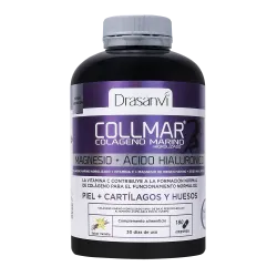 F24 Collmar Colágeno Marino Magnesio Hialurónico Vainilla 180 Comprimidos Drasanvi