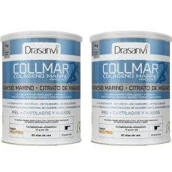 F24 Collmar Colágeno Marino Magnesio Neutro 300g + 300g Duplo Pack Drasanvi