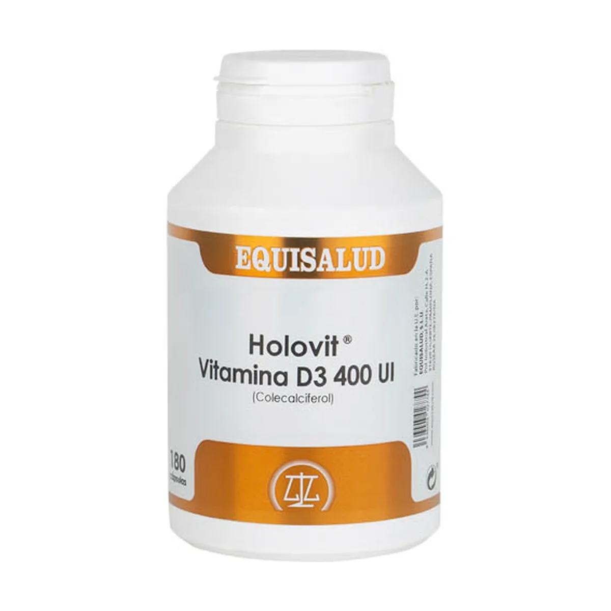 Holovit Vitamina D3 400 Ui (Colecalciferol) 180 Cápsulas Equisalud