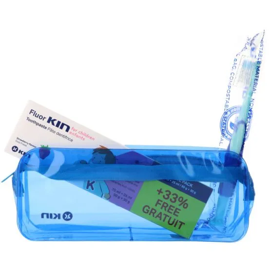 Fluor Kin Kit Infantil Pasta Dentífrica + Cepillo