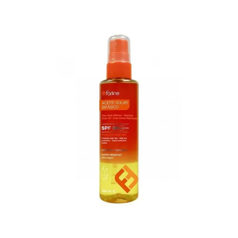 Farline Aceite Solar Bifásico SPF-30 200ml