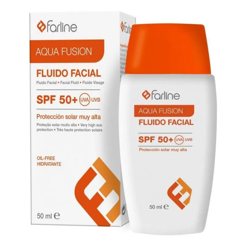 Farline Fluído Facial Aqua Fusion SPF-50+ 50ml