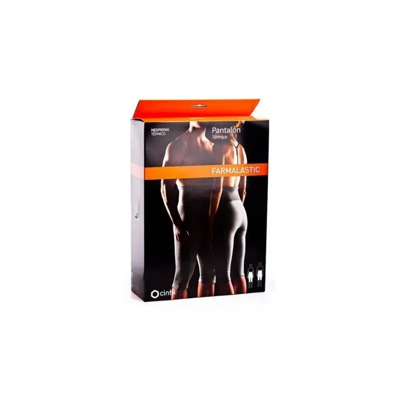 Farmalastic Pantalón Térmico Neopreno Gris Talla Grande