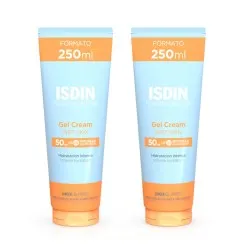 Fotoprotector Isdin Gel Crema SPF 50 250 ml + 250ml Pack Duplo Promoción