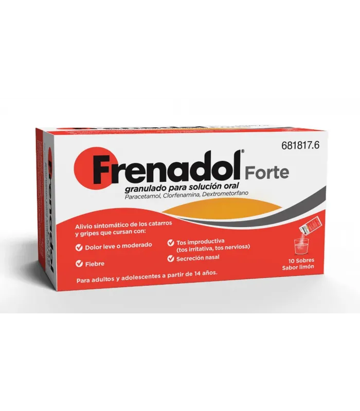 Frenadol Forte 10 Sobres Granulado Solucion Oral