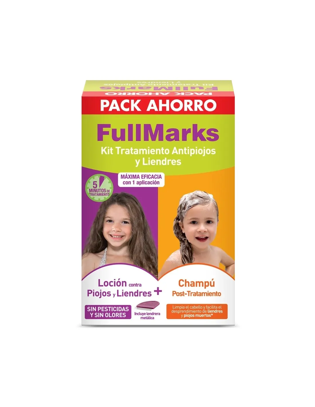 FullMarks Kit Antipiojos Loción 100 ml + Champú 150 ml