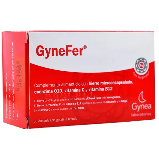 Gynefer Cápsulas Gynea Laboratorios