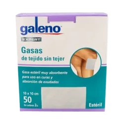 Galeno Gasa Estéril Sin Tejer 10X10Cm 50 Unds