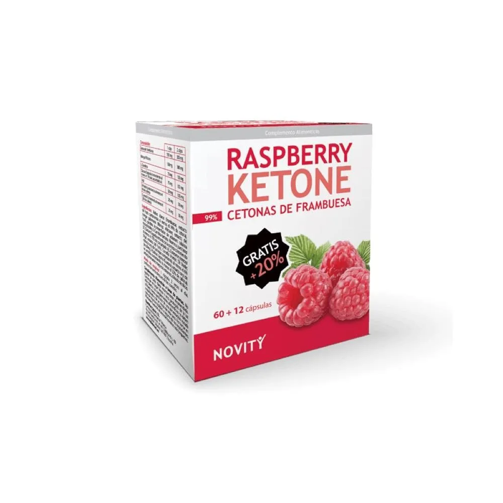 Raspberry Ketone (Framboesa) (60 + 12 caps) Novity - Dietmed