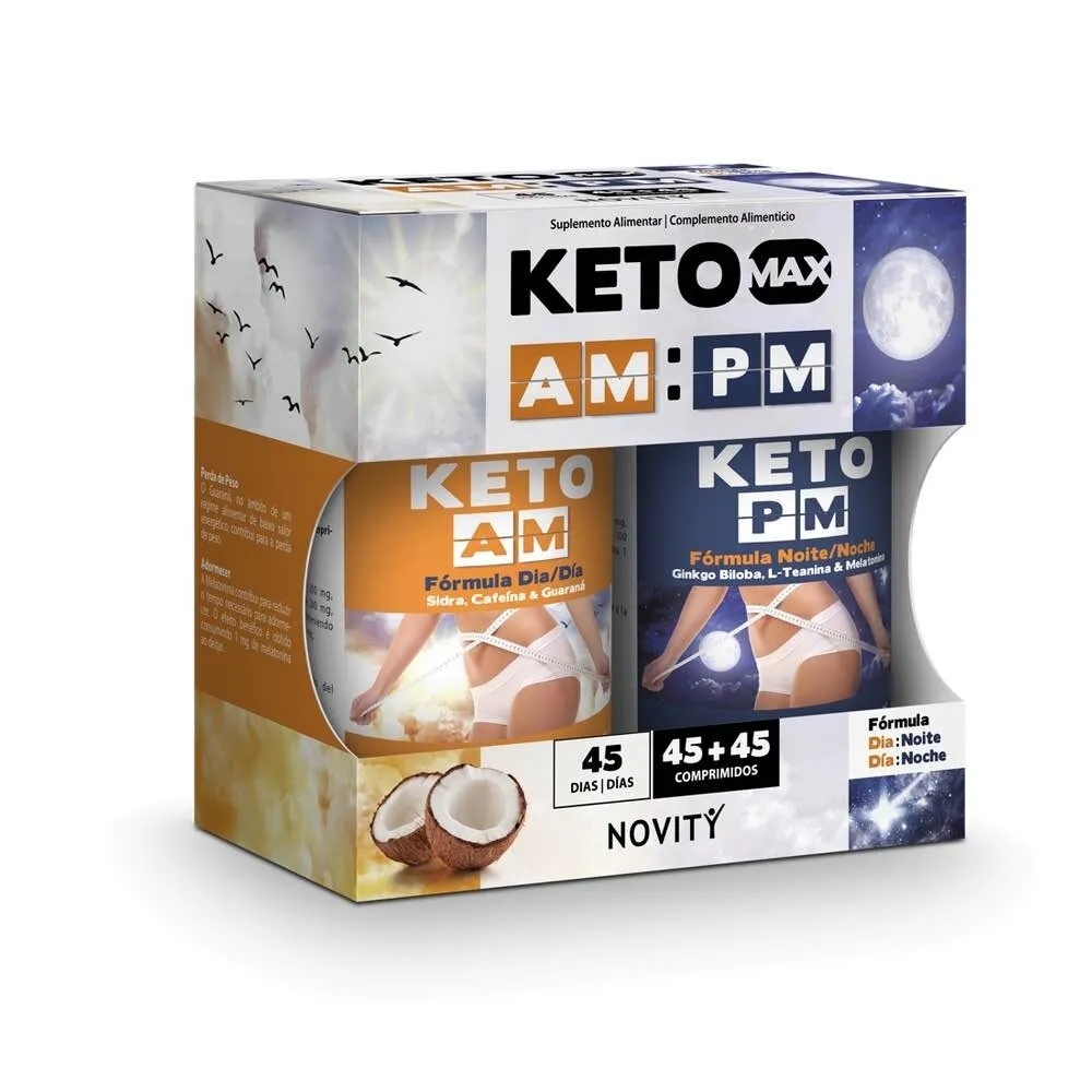 Keto Plus Am:Pm (45 + 45 Comprimidos) Novity - Dietmed