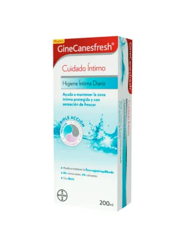 GINECANESFRESH GEL HIGIENE INTIMA DIARIA 200 ML