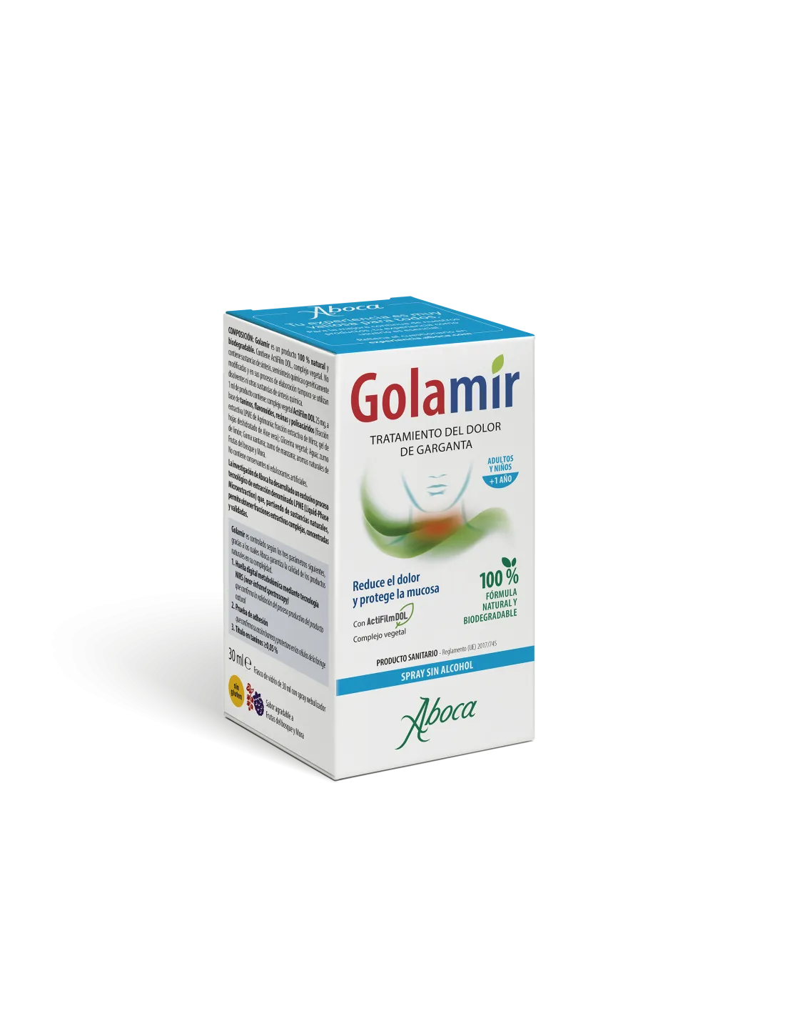 ABOCA Golamir 2ACT Spray Sin Alcohol Garganta 30 ml