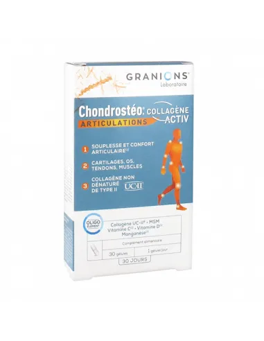 GRANIONS CHONDROSTEO ARTICULACIONES 30 CÁPSULAS