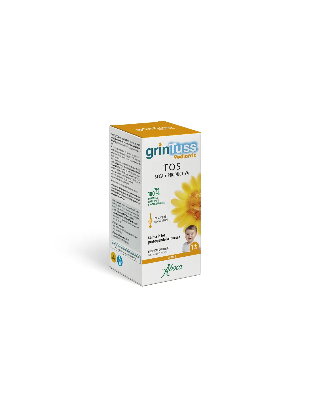 ABOCA Grintuss Pediatric Jarabe Tos Seca y Productiva 180g