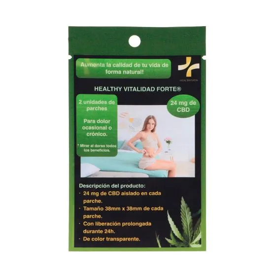 Healthy Vitalidad Forte 2 Parches CBD