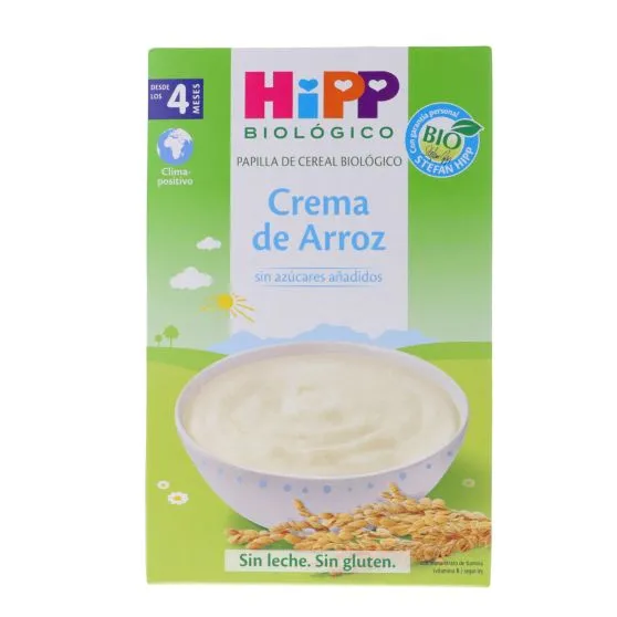 HiPP Bio Crema de Arroz Sin Gluten 200 gr