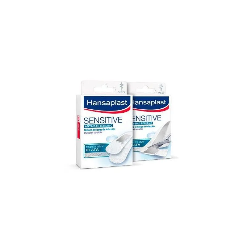Hansaplast Med Sensitive Estéril con Plata Xxl 5uds
